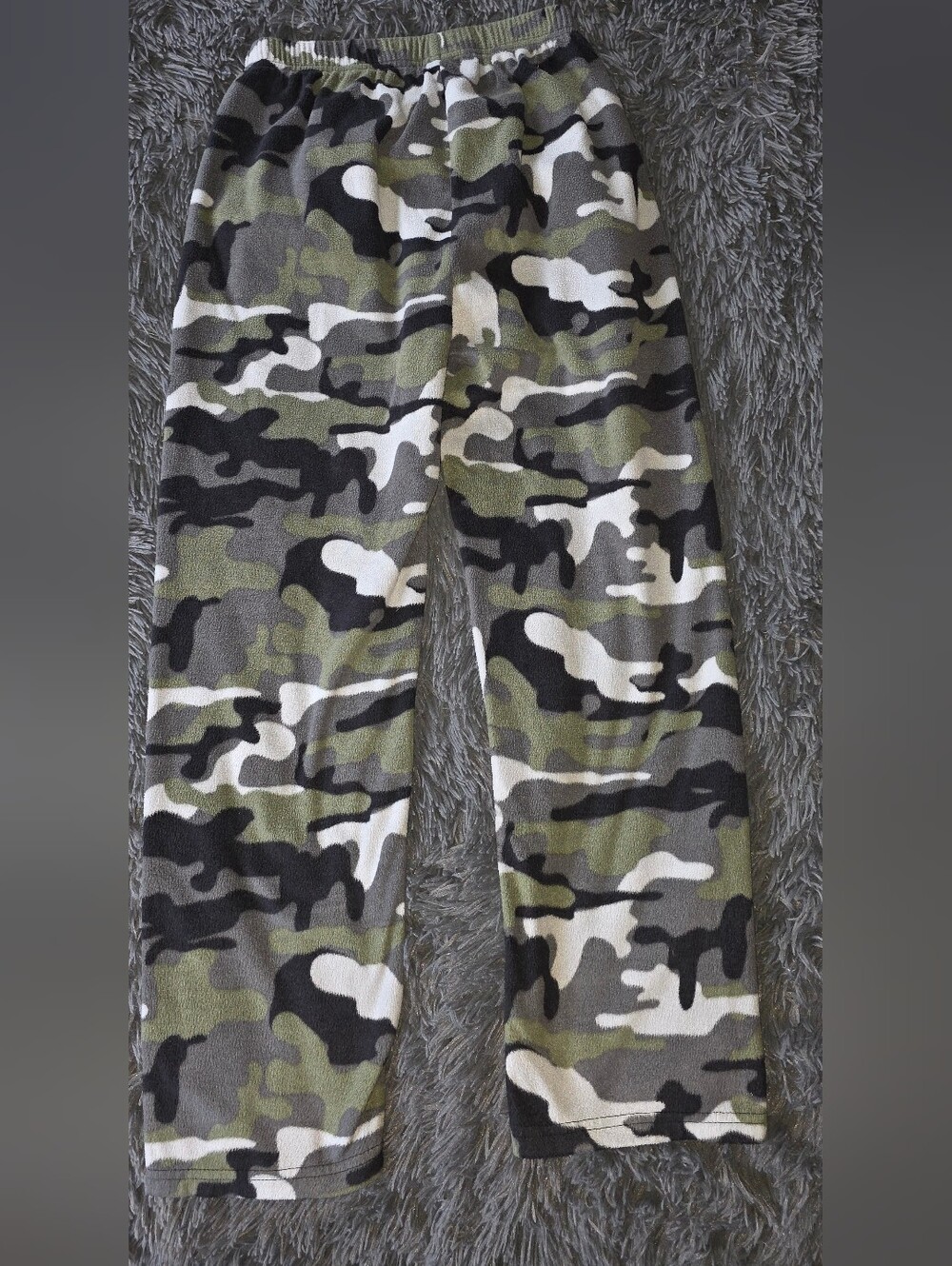 Place Kids Camouflage Fleece Pajama Bottoms